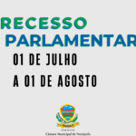 COMUNICADO OFICIAL – RECESSO PARLAMENTAR