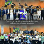 CÂMARA MUNICIPAL HOMENAGEIA FOLIÕES DA FOLIA DE SANTOS REIS DA VILA RICA E ATLETAS DO CT LEANDRO NUNES